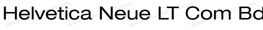 Helvetica Neue LT Com BdCnO字体转换
